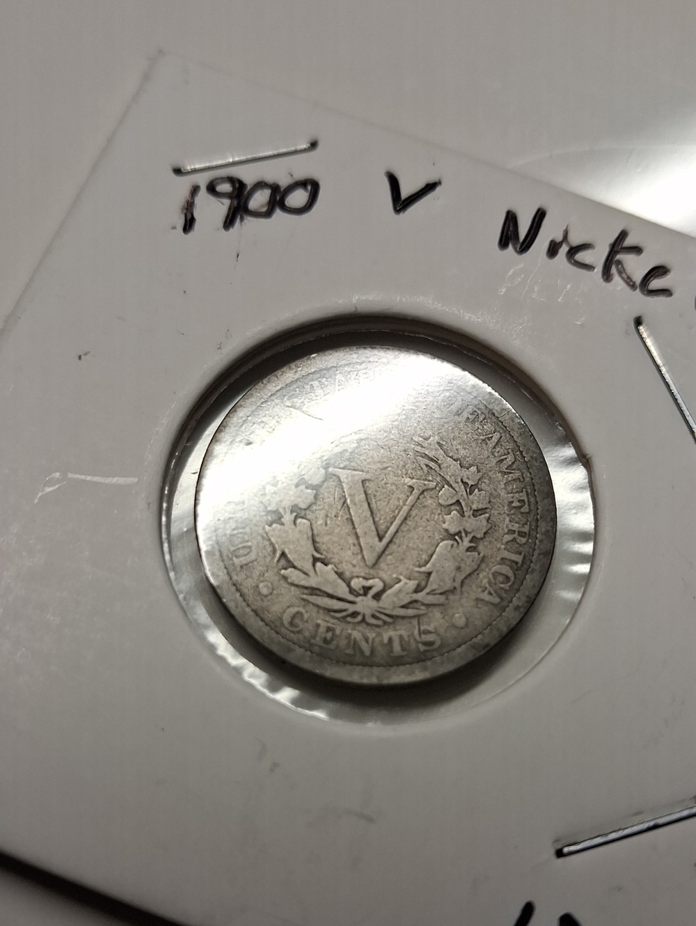1900 Liberty Head V Nickel - Silver Tone
